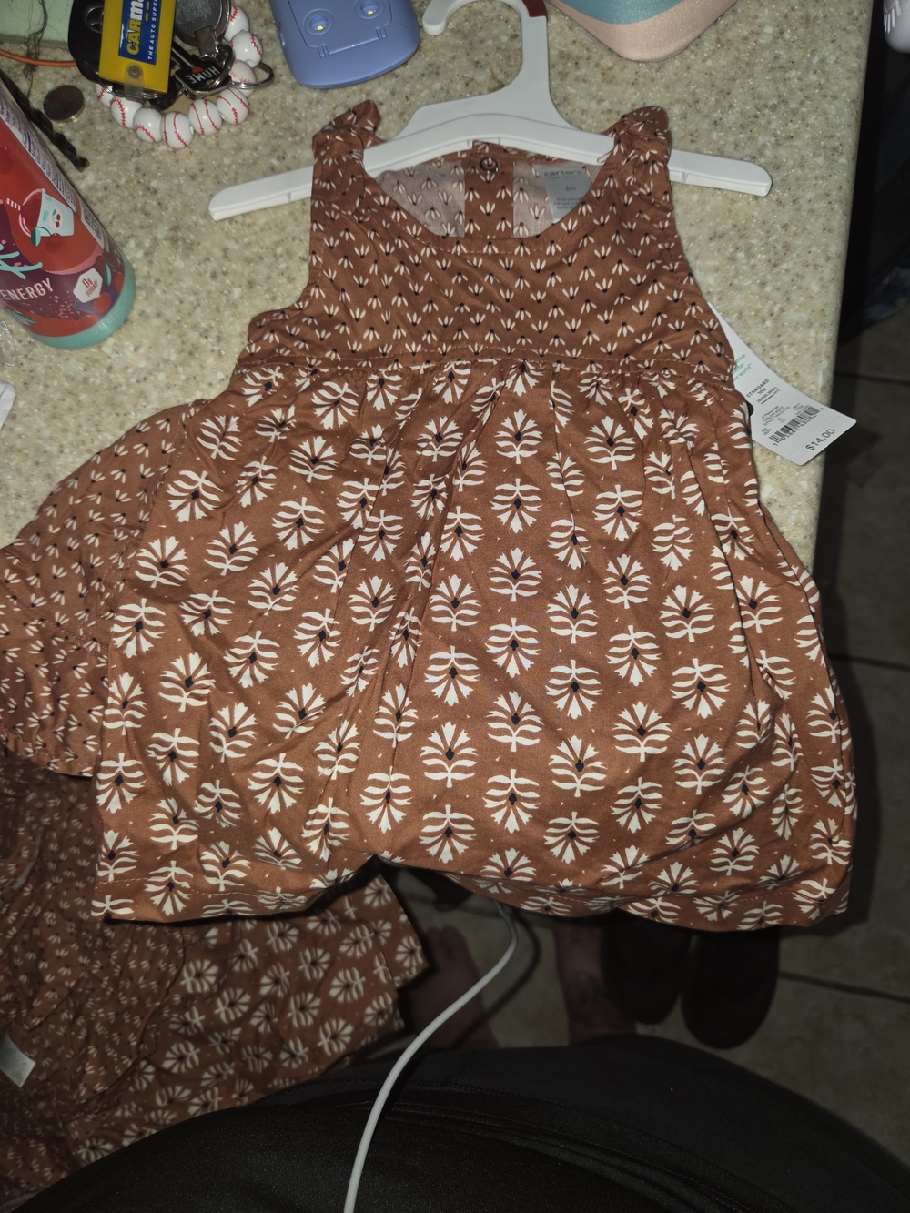 Carter's Dress With Bloomers & Hat